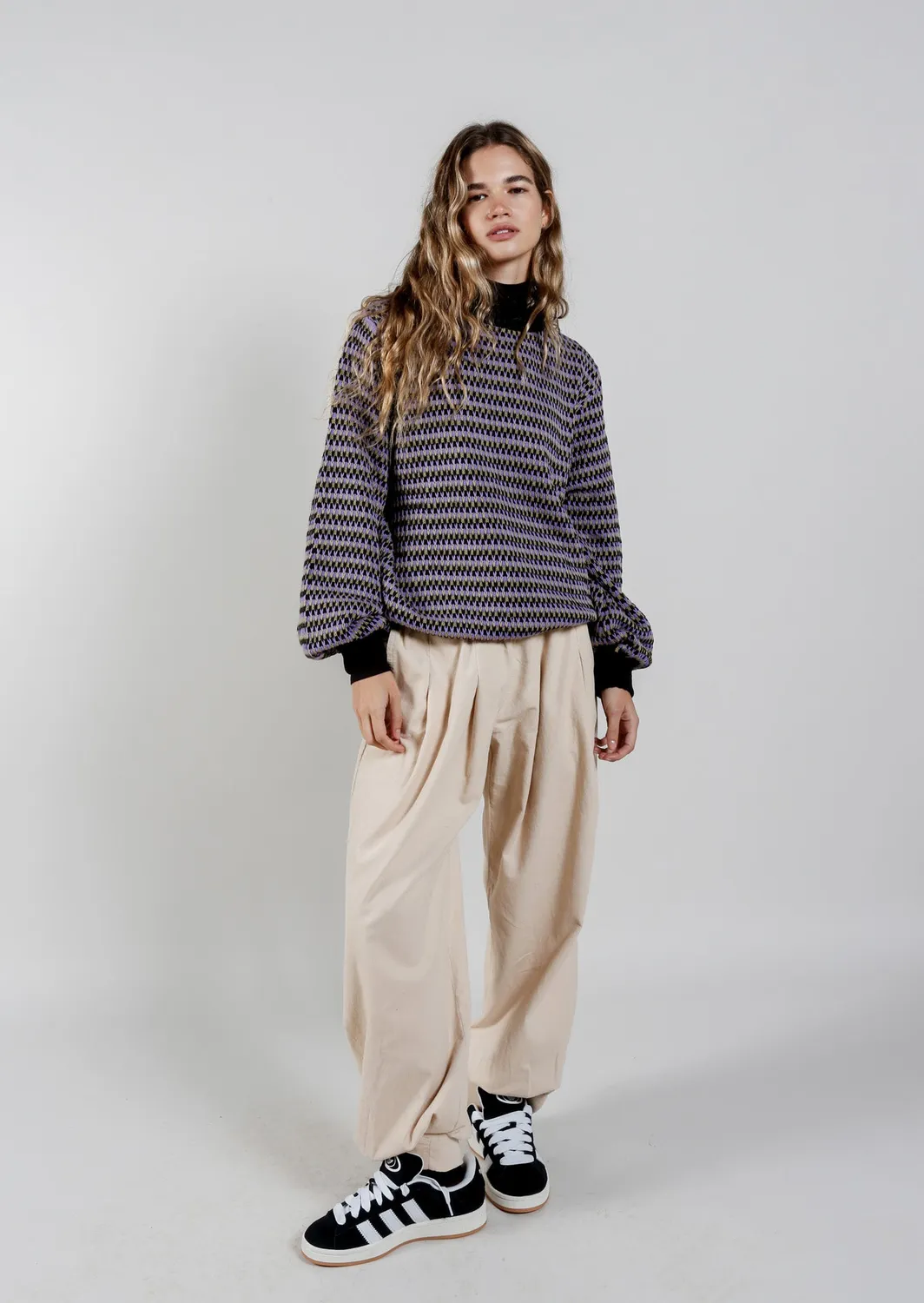 KOMODO MALLORY Cordhose Winter White Bio-Baumwolle