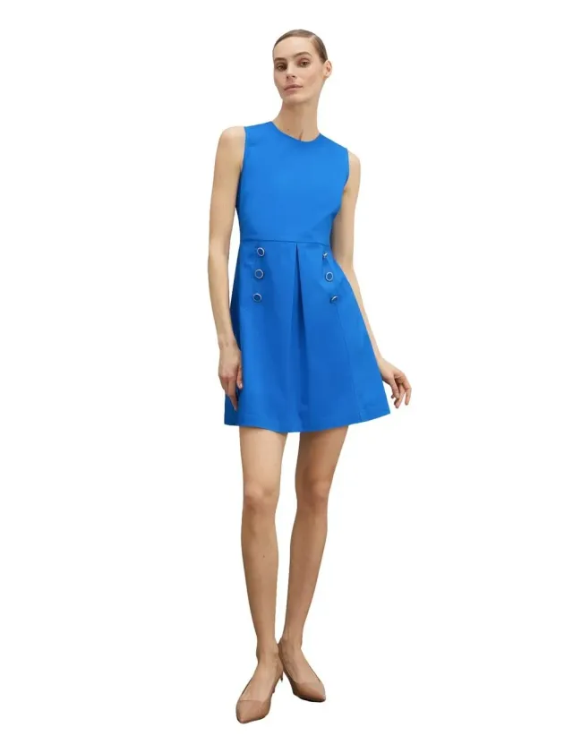 Motivi Spring Summer 24 Etuikleid Kleid mit Kellerfalte