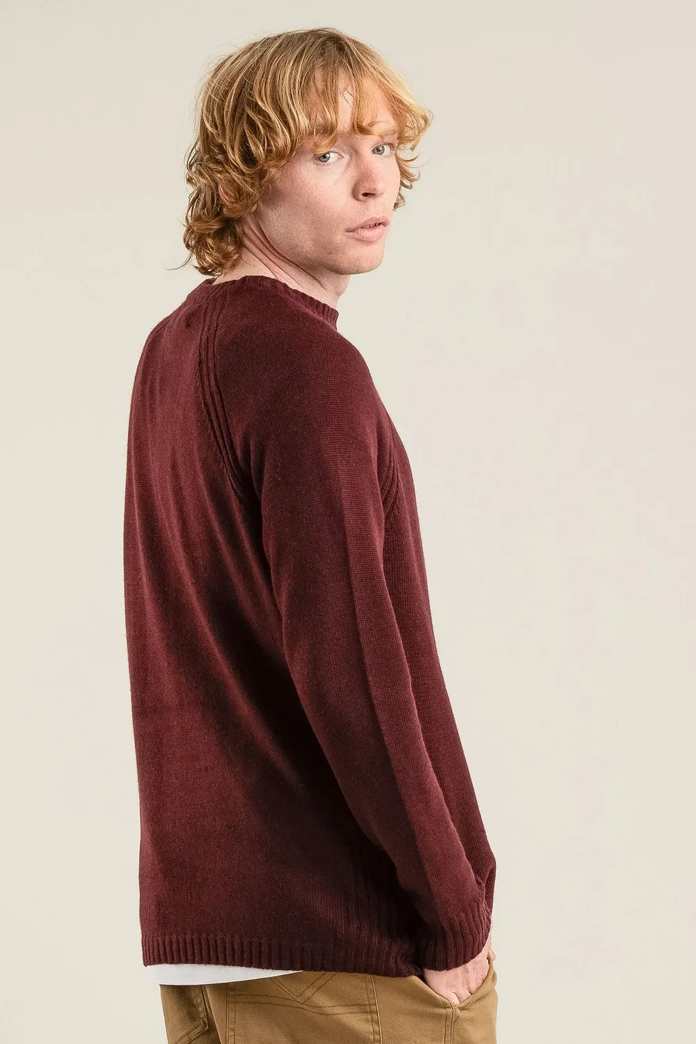 Komodo Christoff Pullover Walnut Merino