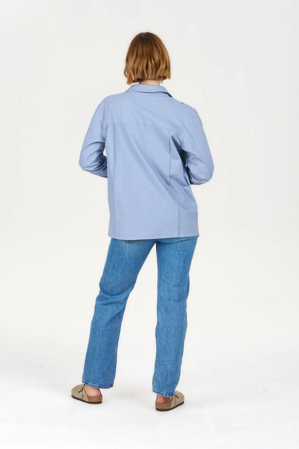 Komodo Chore Jacke Blau Bio-Baumwolle