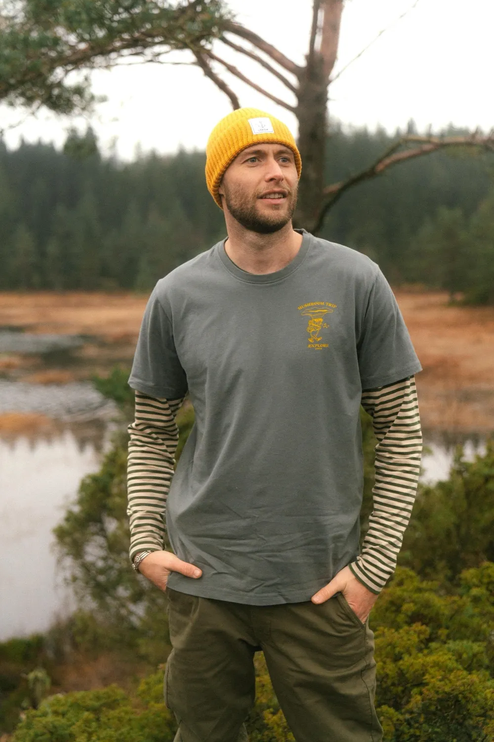 LAKOR Chanterelle Trip T-Shirt urban chic Bio