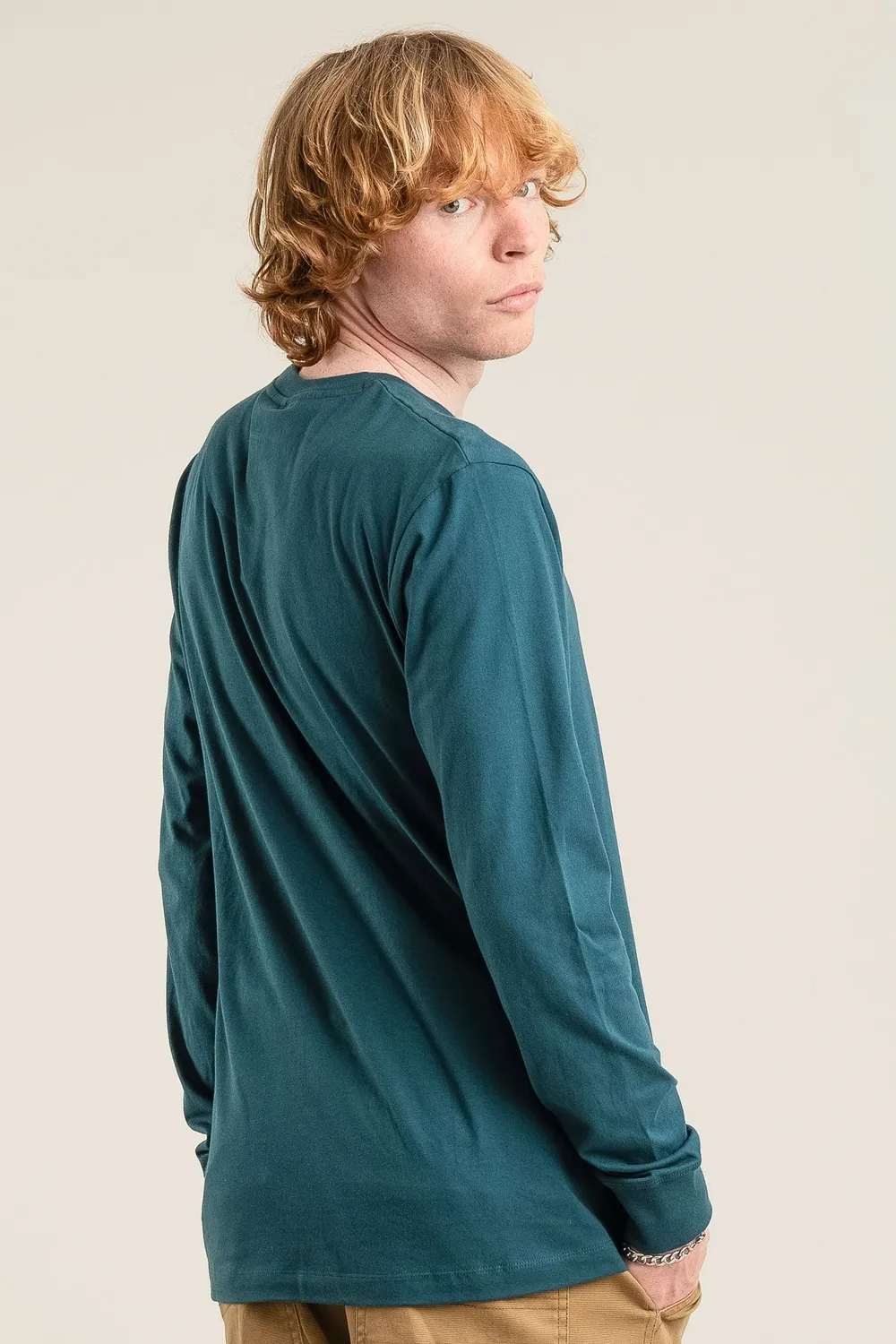 Komodo Yeti T-Shirt Herren teal aus Bio-Baumwolle
