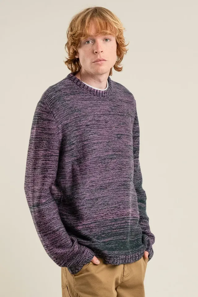 Komodo Glitch Pullover Merinowolle fuchsia