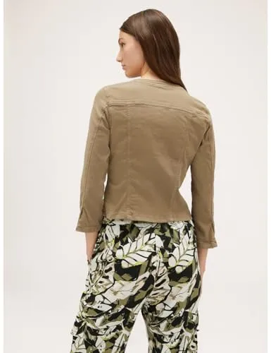 Motivi Blousonjacke aus Drillich Damen aus Baumwolle