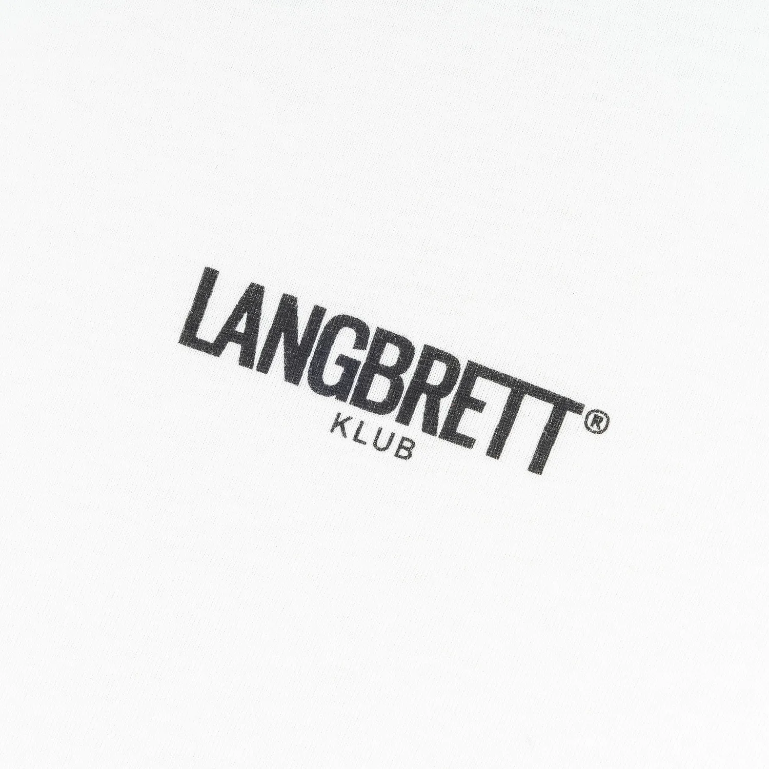 Langbrett HSD Klub Logo T-Shirt weiß Bio-Baumwolle
