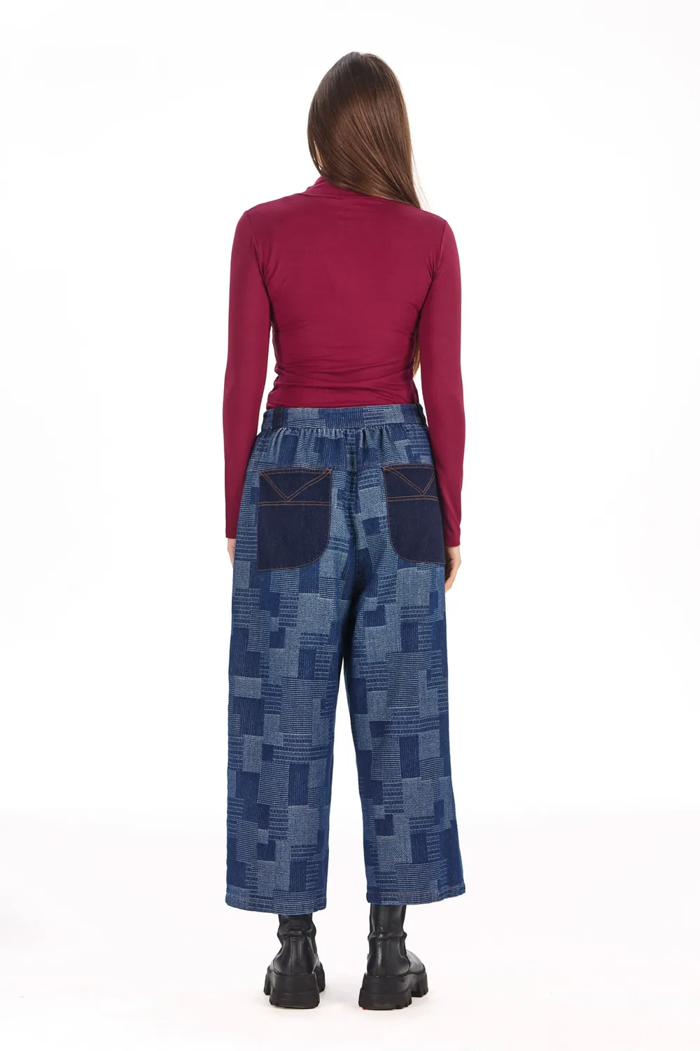 KOMODO SKINILLA Top weinrot Modal Stretch