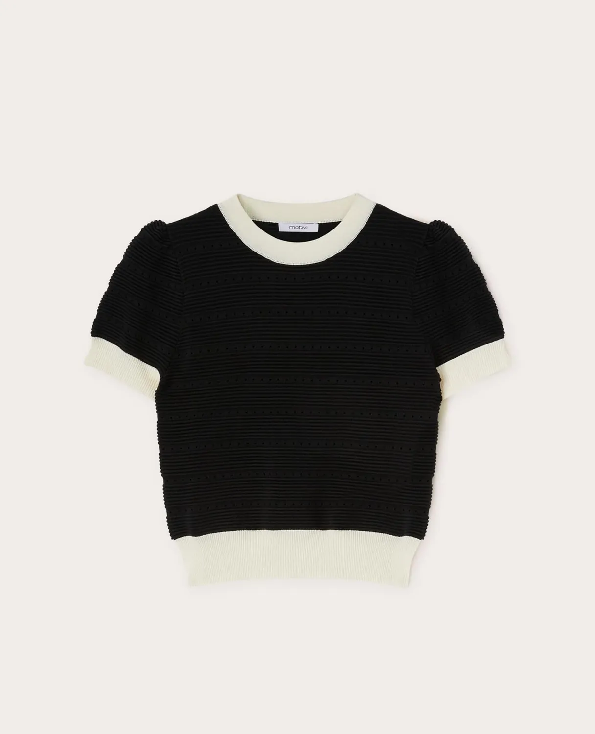 Motivi Spring Summer 24 Kurztrikot Ottoman kurz
