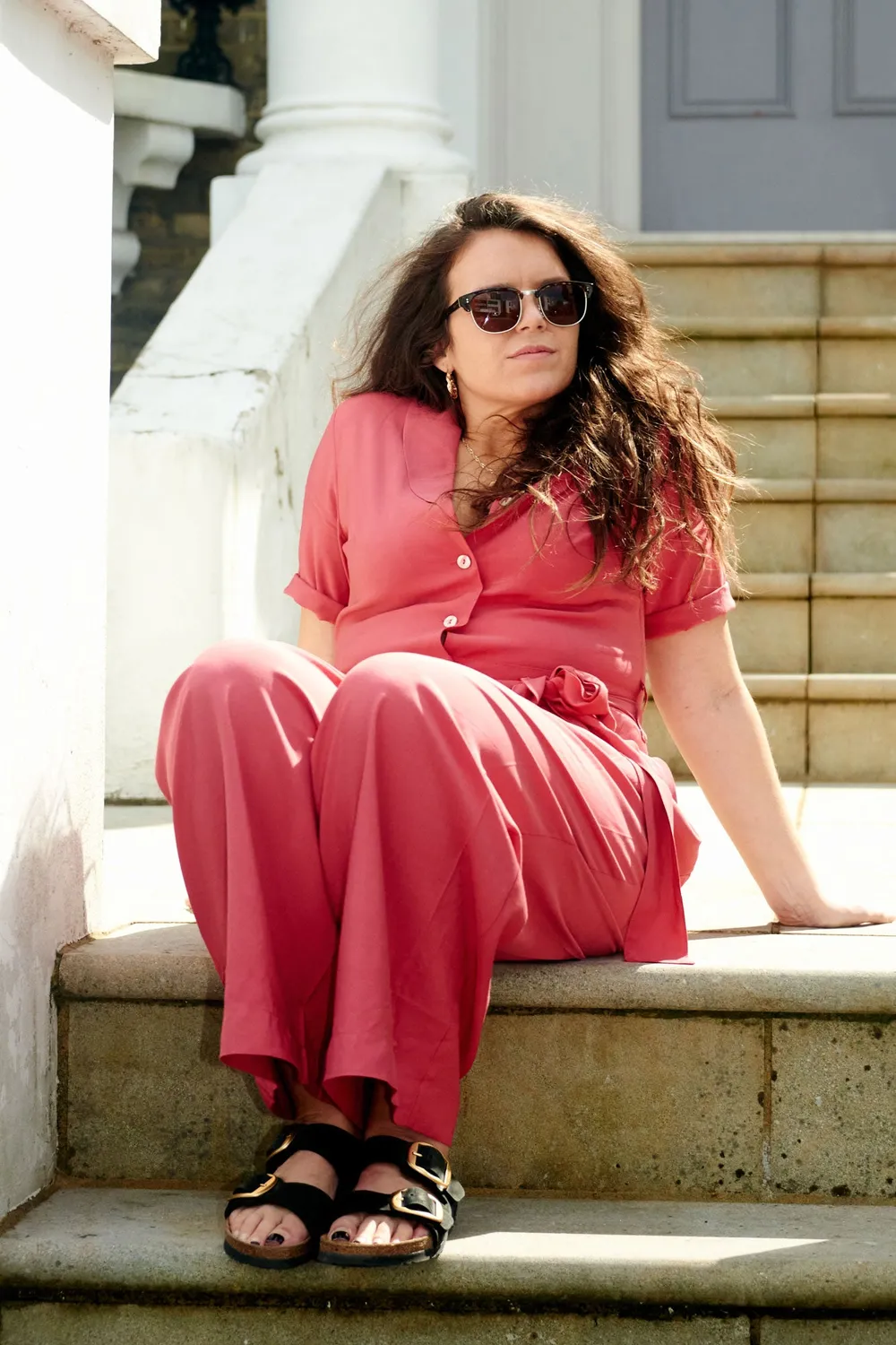 Komodo Planet Jumpsuit Pink Viskose