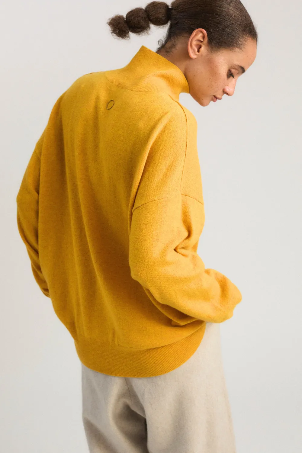 Oyuna Kotto Pullover Amber Kaschmir Rollkragen