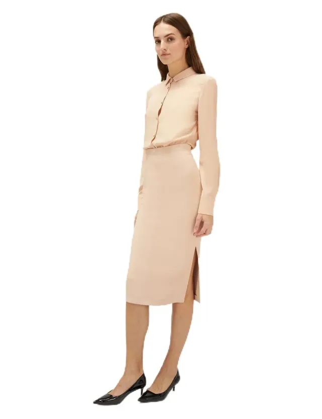 Motivi Limited Edition Body-Hemdbluse Rosa 46 Crêpe