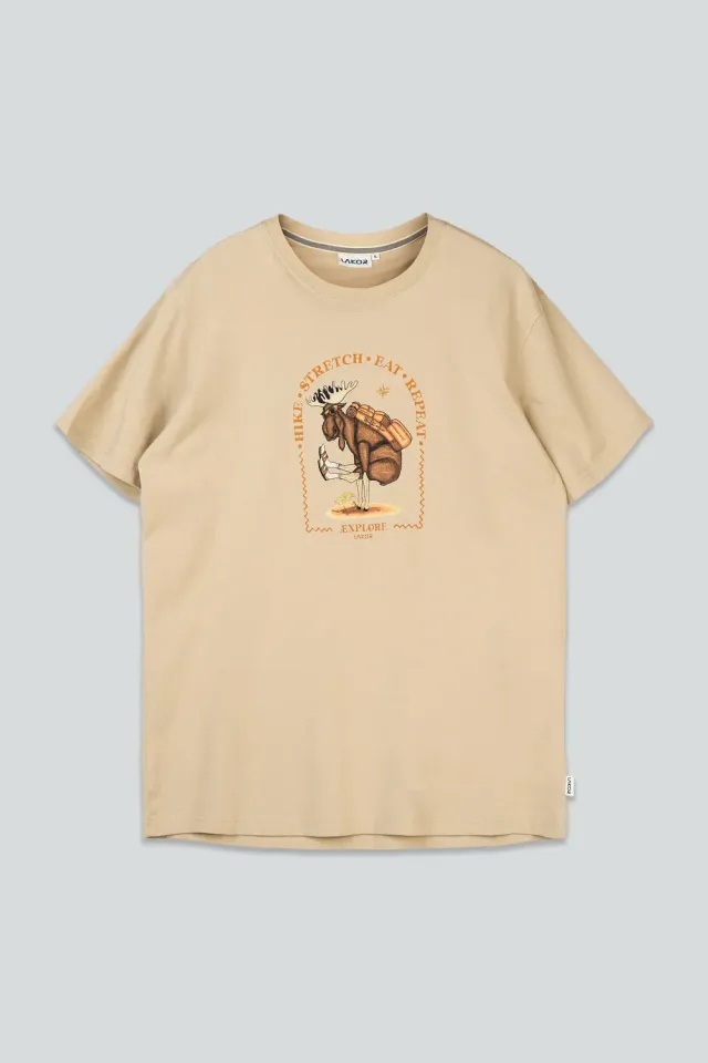 LAKOR Hike Stretch T-Shirt White Pepper Bio