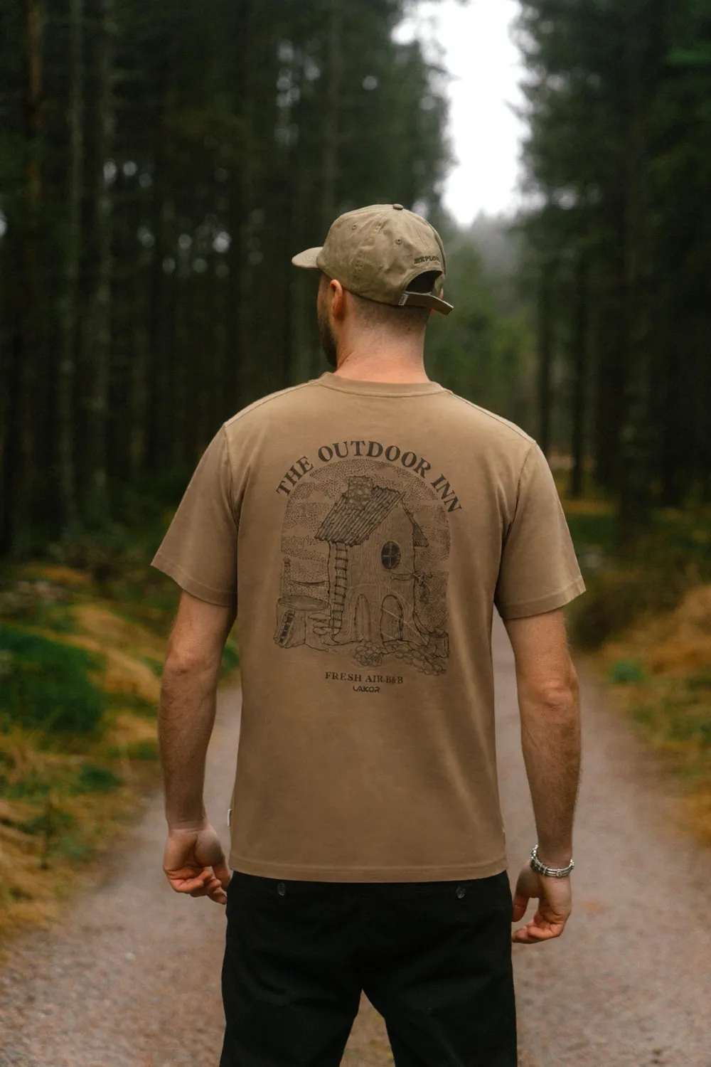 LAKOR The Outdoor Inn T-Shirt Kangaroo Bio