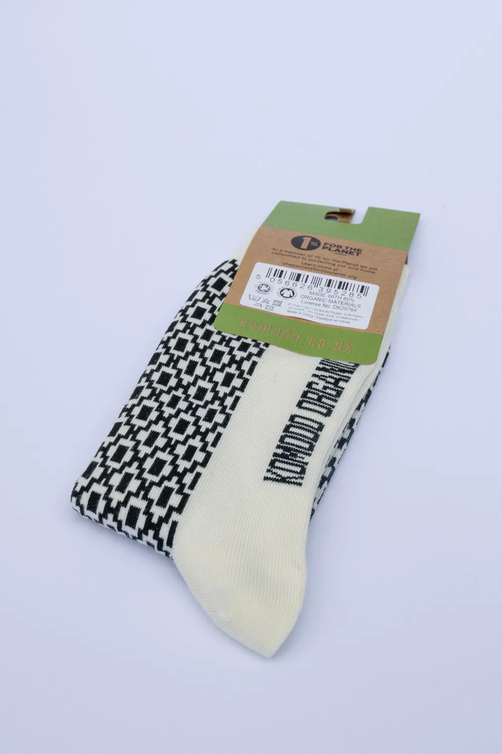 KOMODO DIAMOND Socken Papyrus Bio-Baumwolle