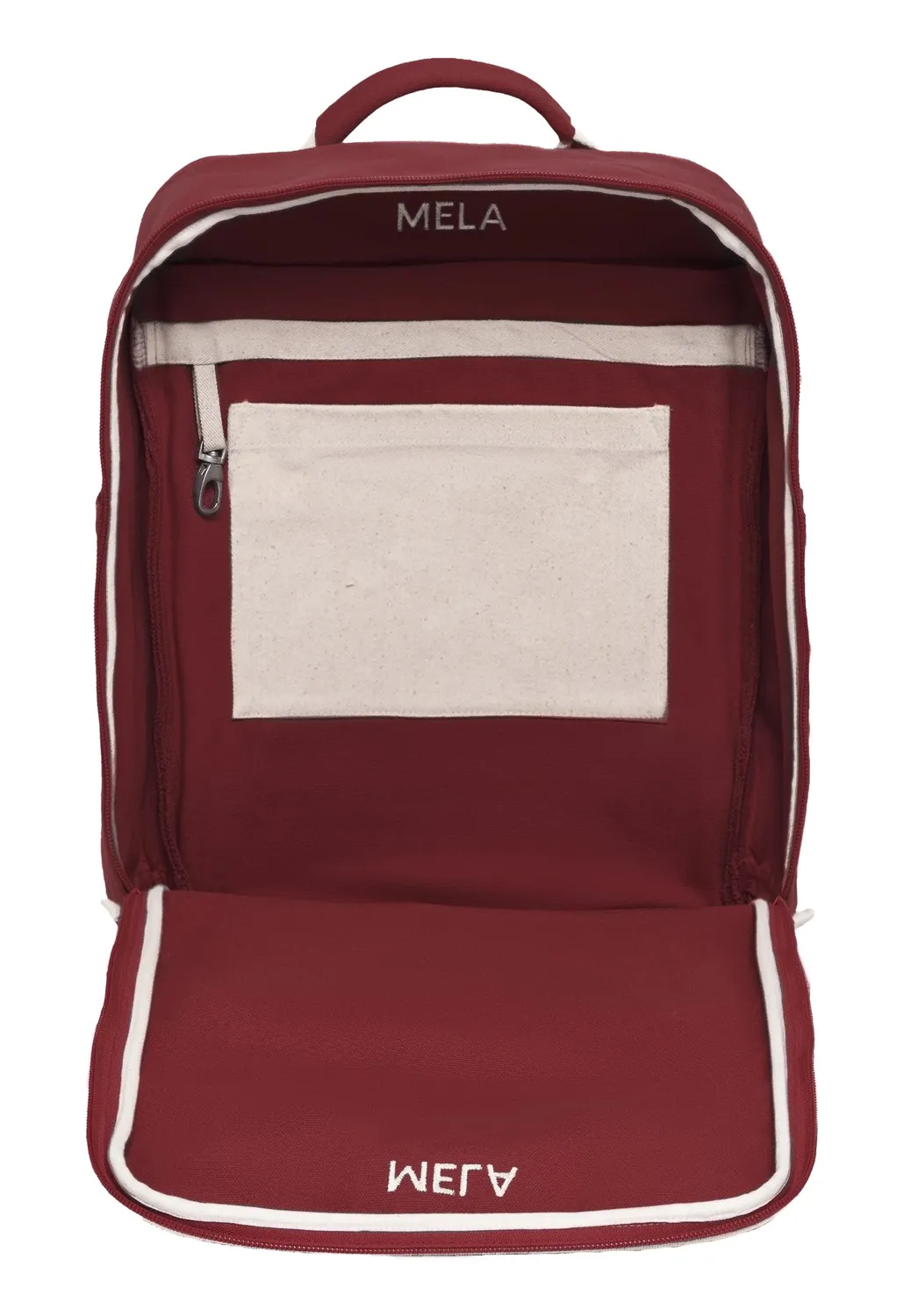 MELA II Rucksack all ecru aus Bio-Canvas