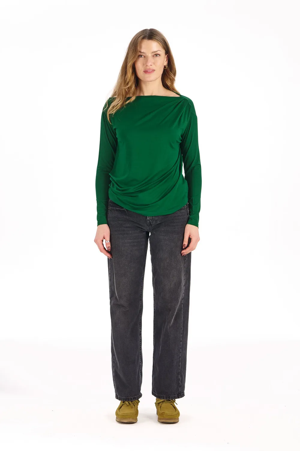 KOMODO ETERNAL Top Damen Grün Modal Jersey