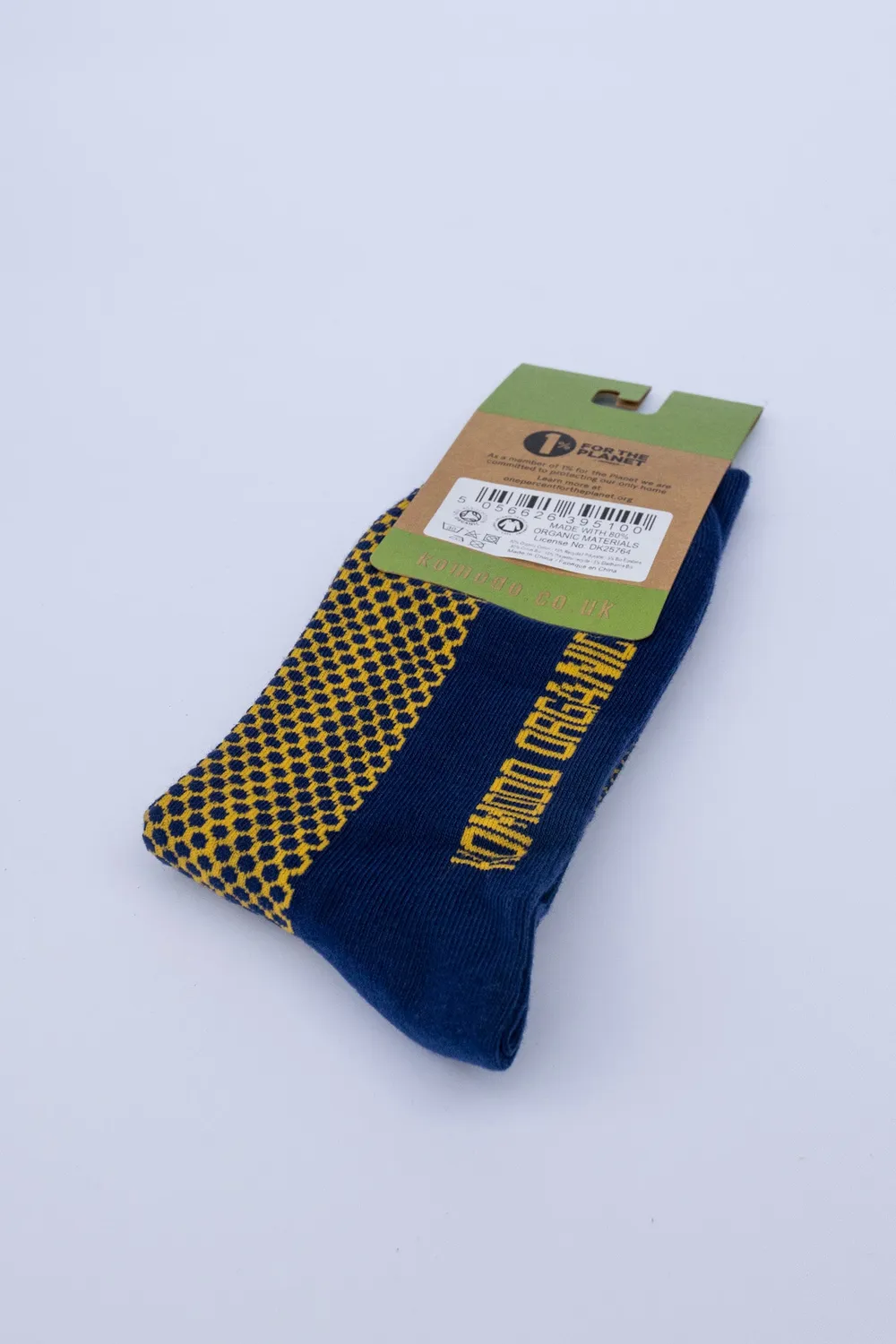 KOMODO NEW DOT Bio-Socken Navy Punkte Unisex