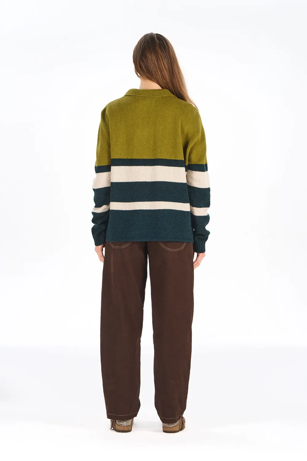 KOMODO CAMILLA Pullover Grün Merinowolle