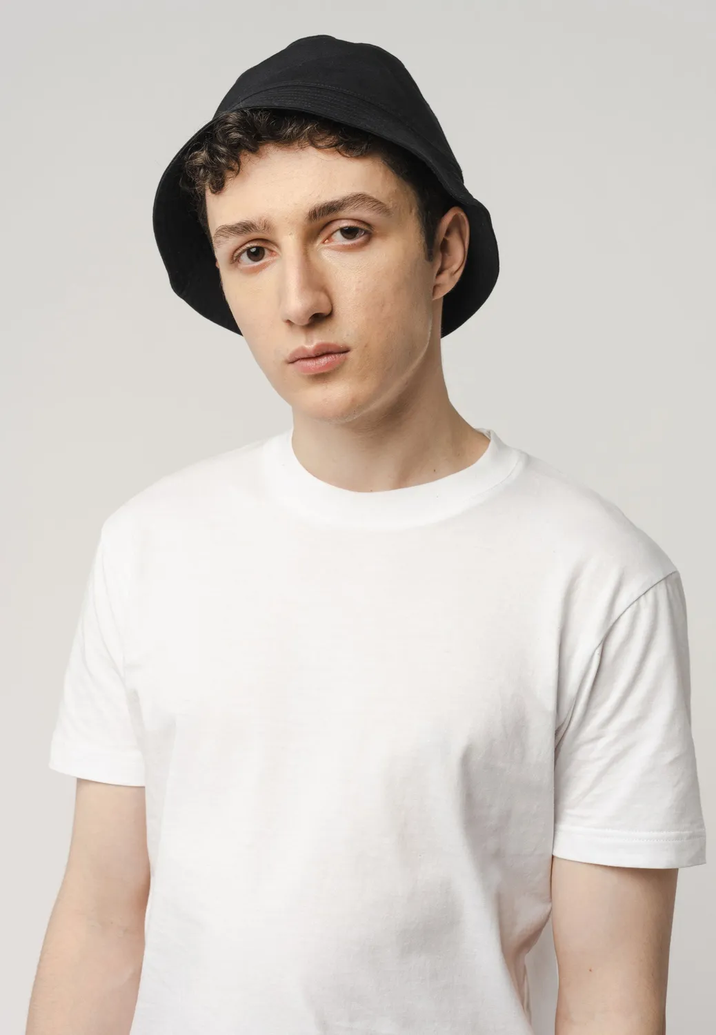 MELA AFTAB Bucket Hat schwarz Twill Bio