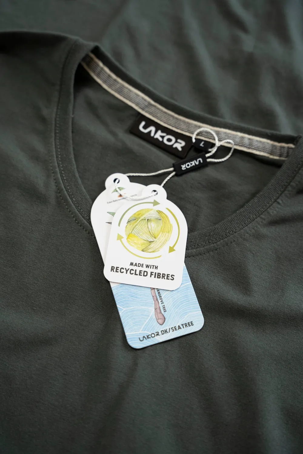 LAKOR Basic T-Shirt Urban Chic Bio-Baumwolle