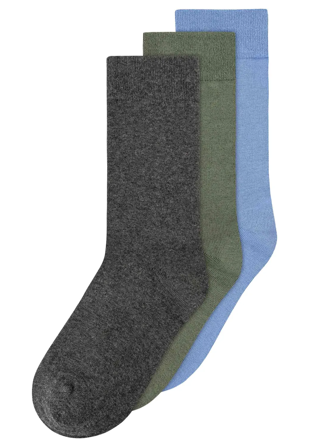MELA Basic Socken 3 Paare weiß 39-42 Bio-Baumwolle
