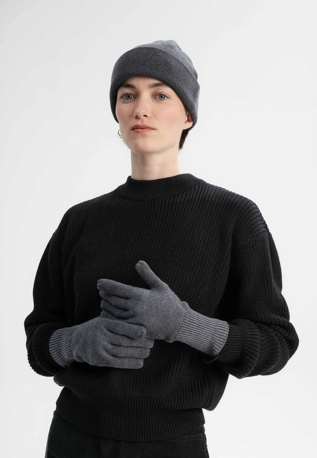 MELA HIMMAT + RISHI Mütze Handschuhe Set Bio-Baumwolle