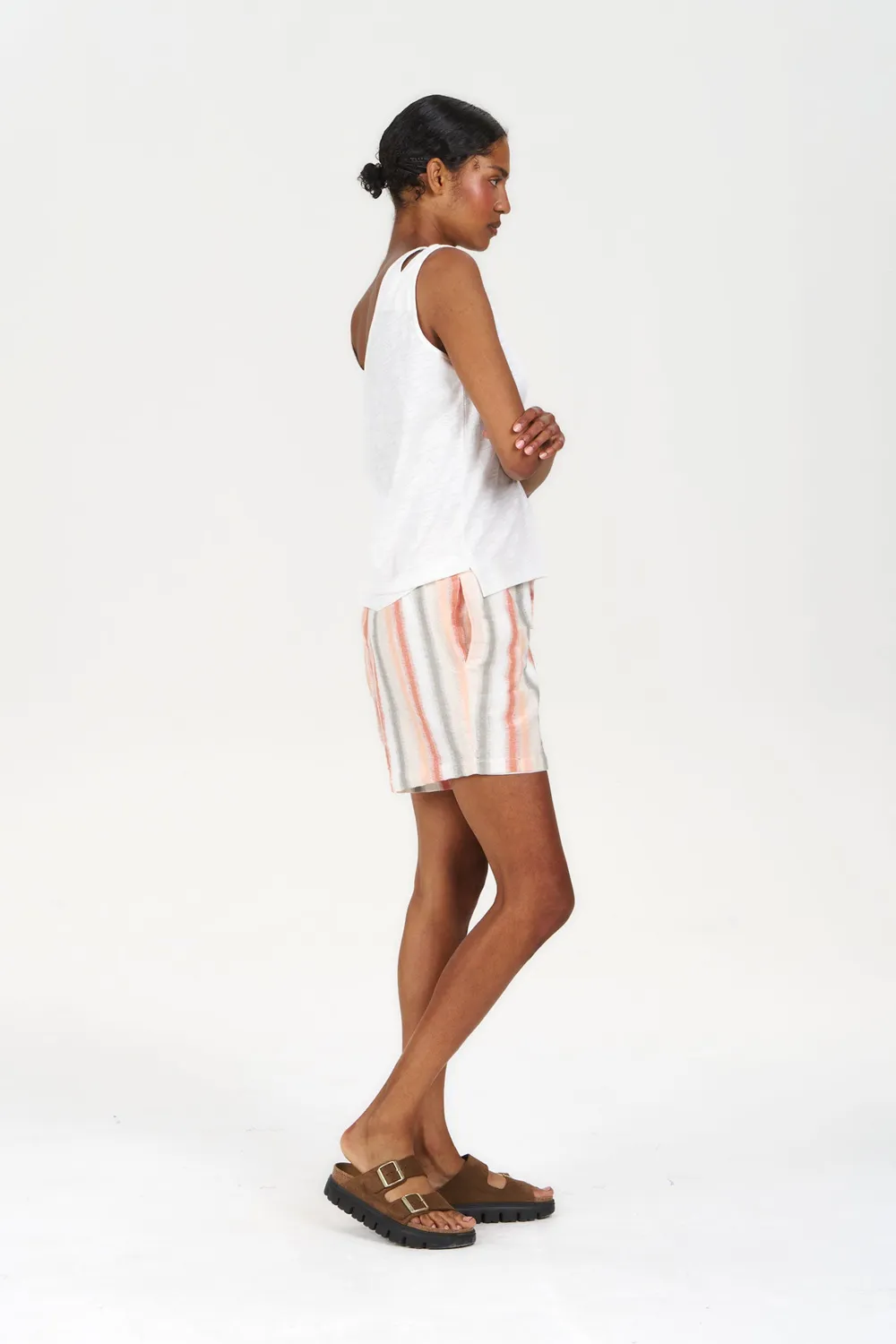 KOMODO GRACE Shorts Stripe Damen aus Bio-Baumwolle