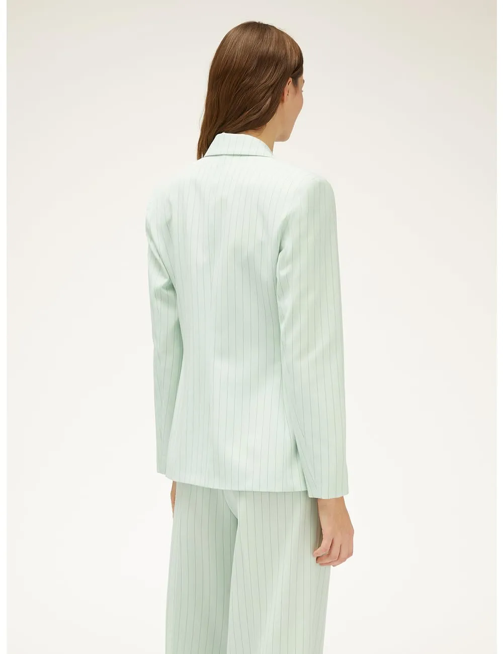 Motivi Spring Summer 24 Nadelstreifen Blazer Jacke Viskose