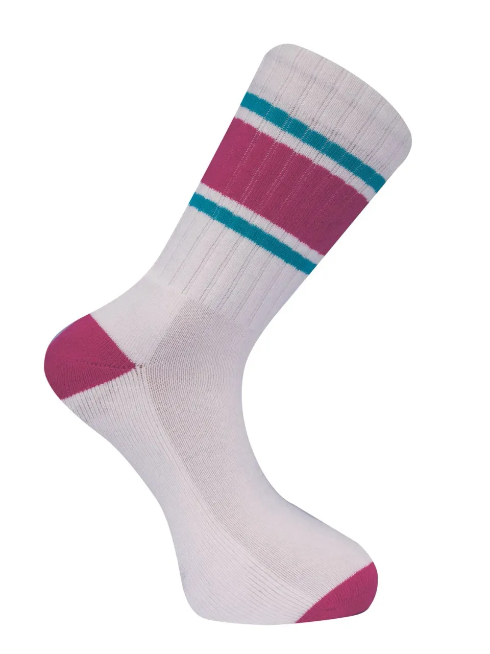 Komodo New Sport Stripe Socken ecru Bio-Baumwolle