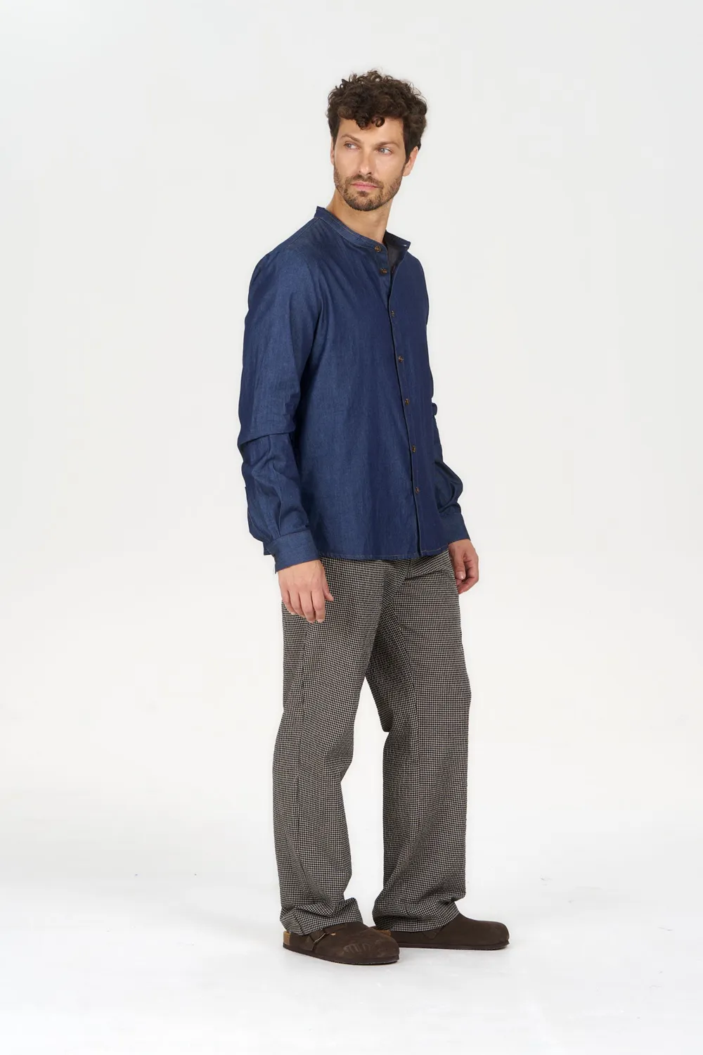 KOMODO ROBBIE Hemd Chambray Bio-Baumwolle Herren