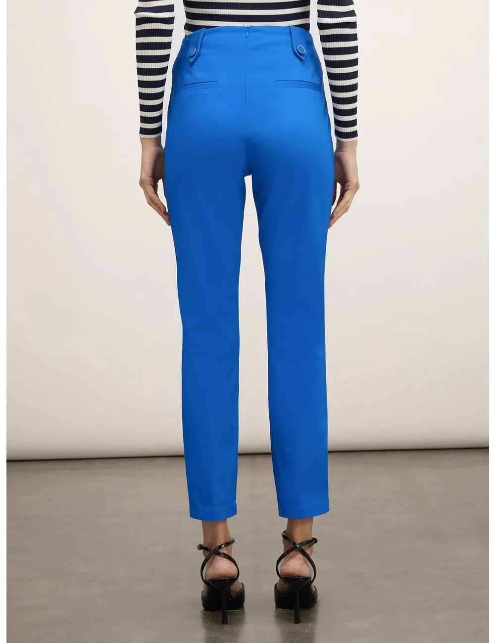 Motivi Spring Summer 24 Regular-Hose Stoffhose Baumwolle