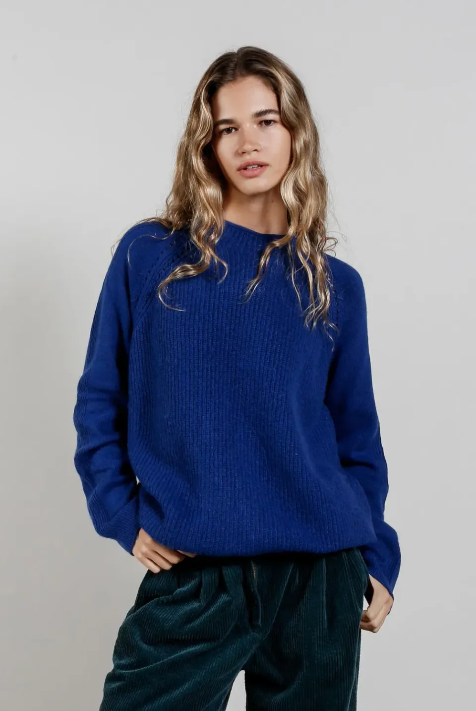 Komodo Atlanta Pullover Navy Wollmix