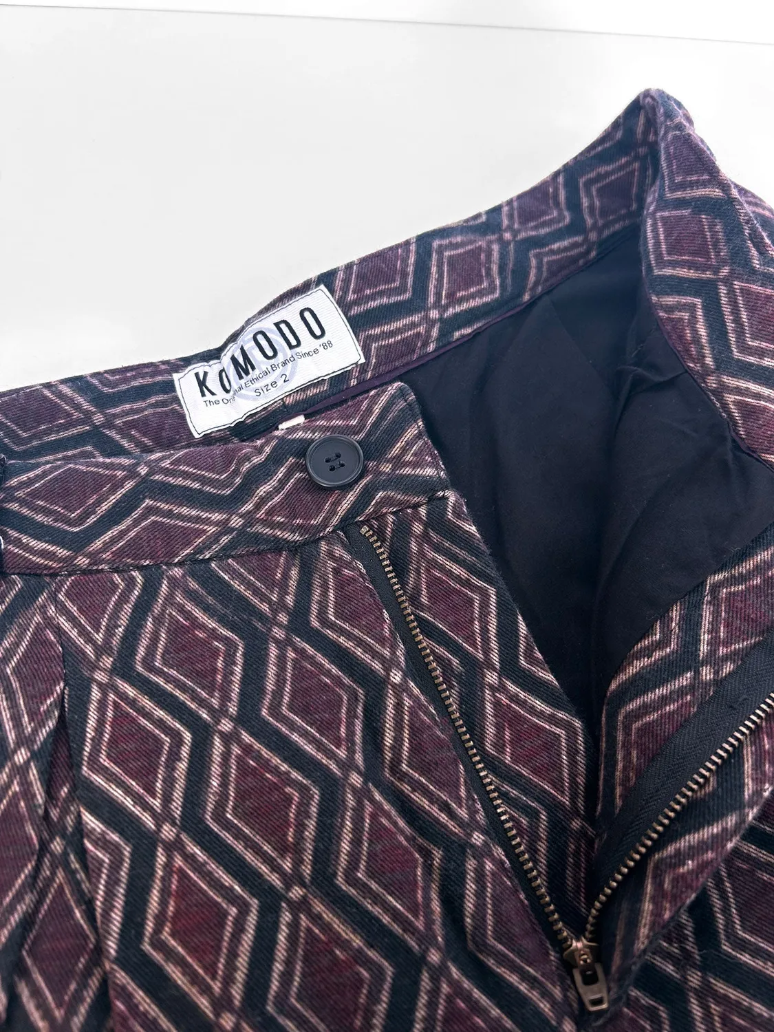 KOMODO BOWIE Hose Batik Diamond Herren Bio-Baumwolle