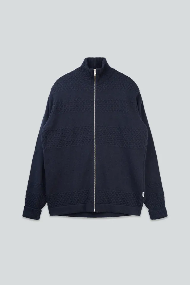 LAKOR Haddock Strickpullover True Navy Wolle
