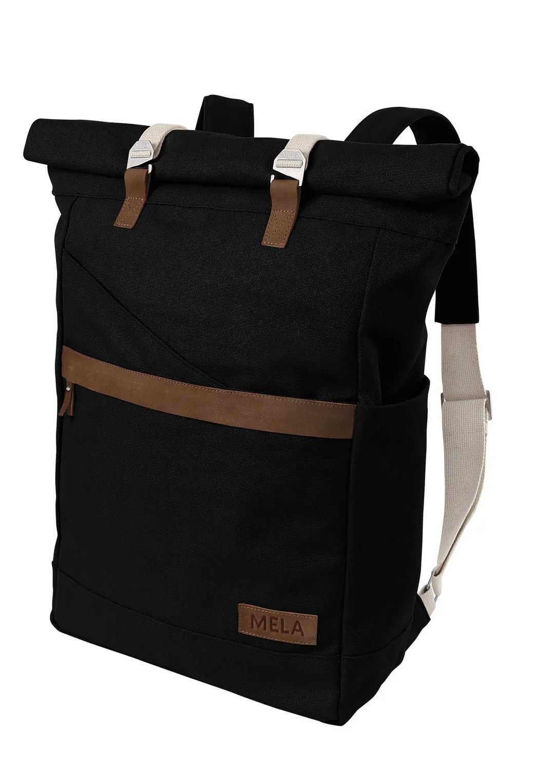 MELA ansvar I Rucksack schwarz Canvas 14 Liter