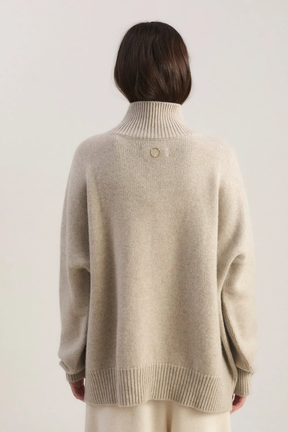 Oyuna Kaila Pullover Feather Rollkragen Kaschmir