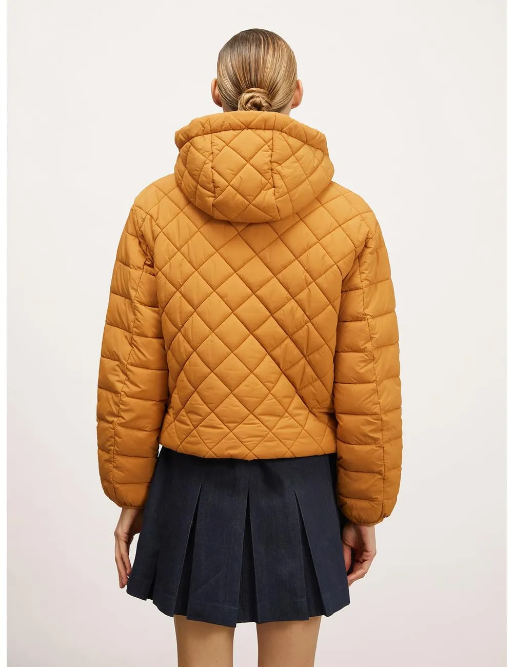 Motivi Kurze Daunenjacke Kapuze Steppjacke Polyamid