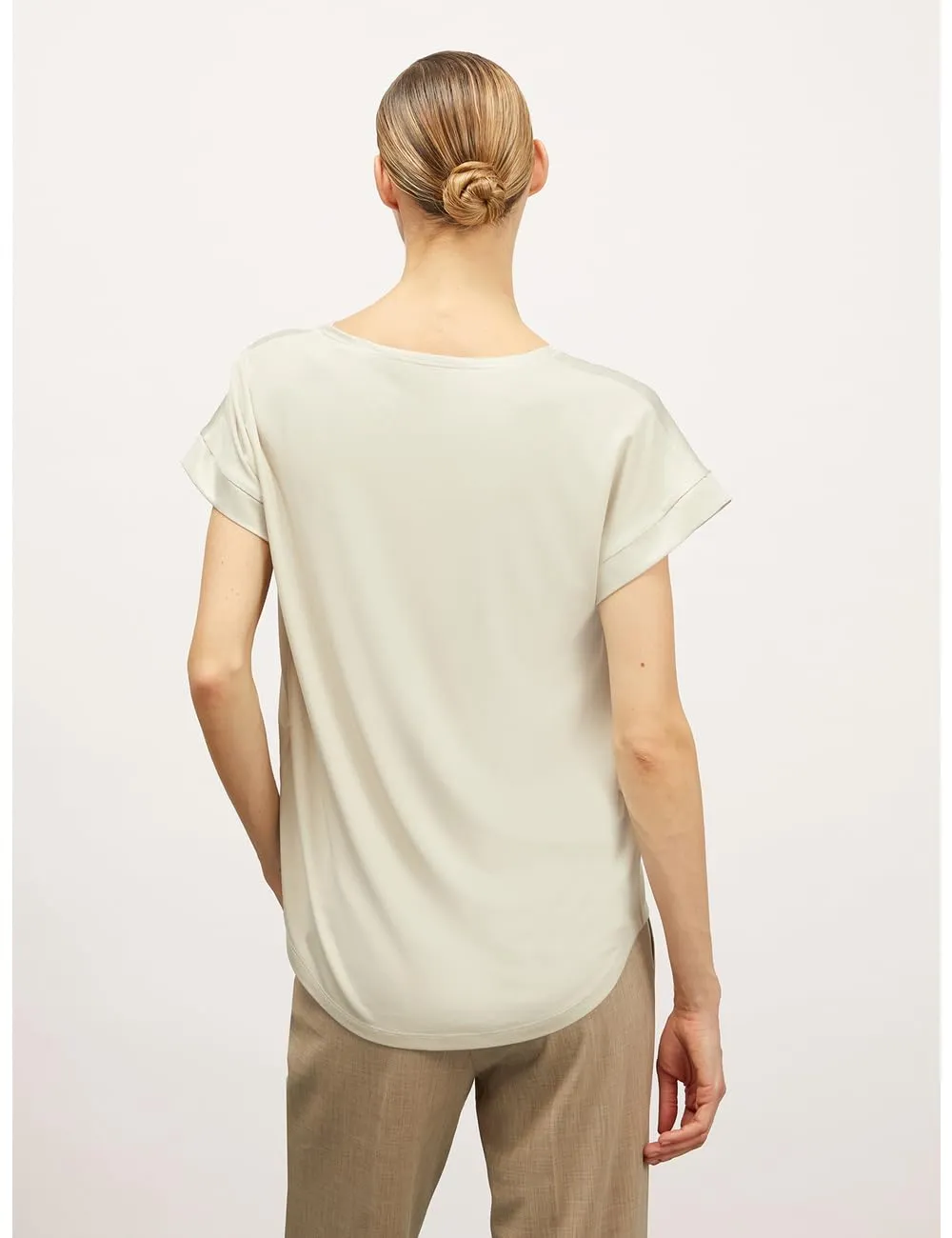 motivi T-Shirt Bimaterial grau XS zweilagig