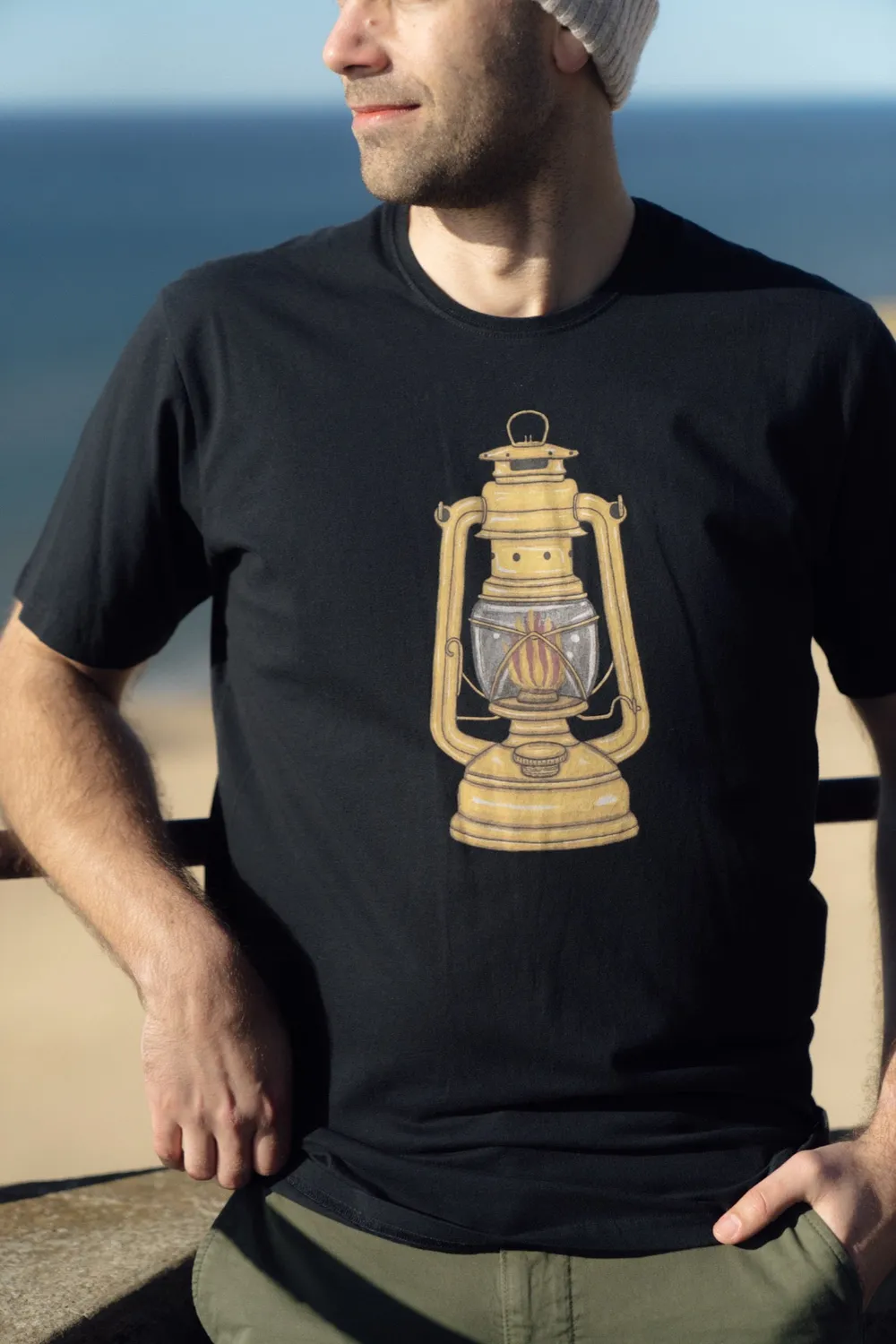 LAKOR Lantern Light T-Shirt Moonless Night Bio