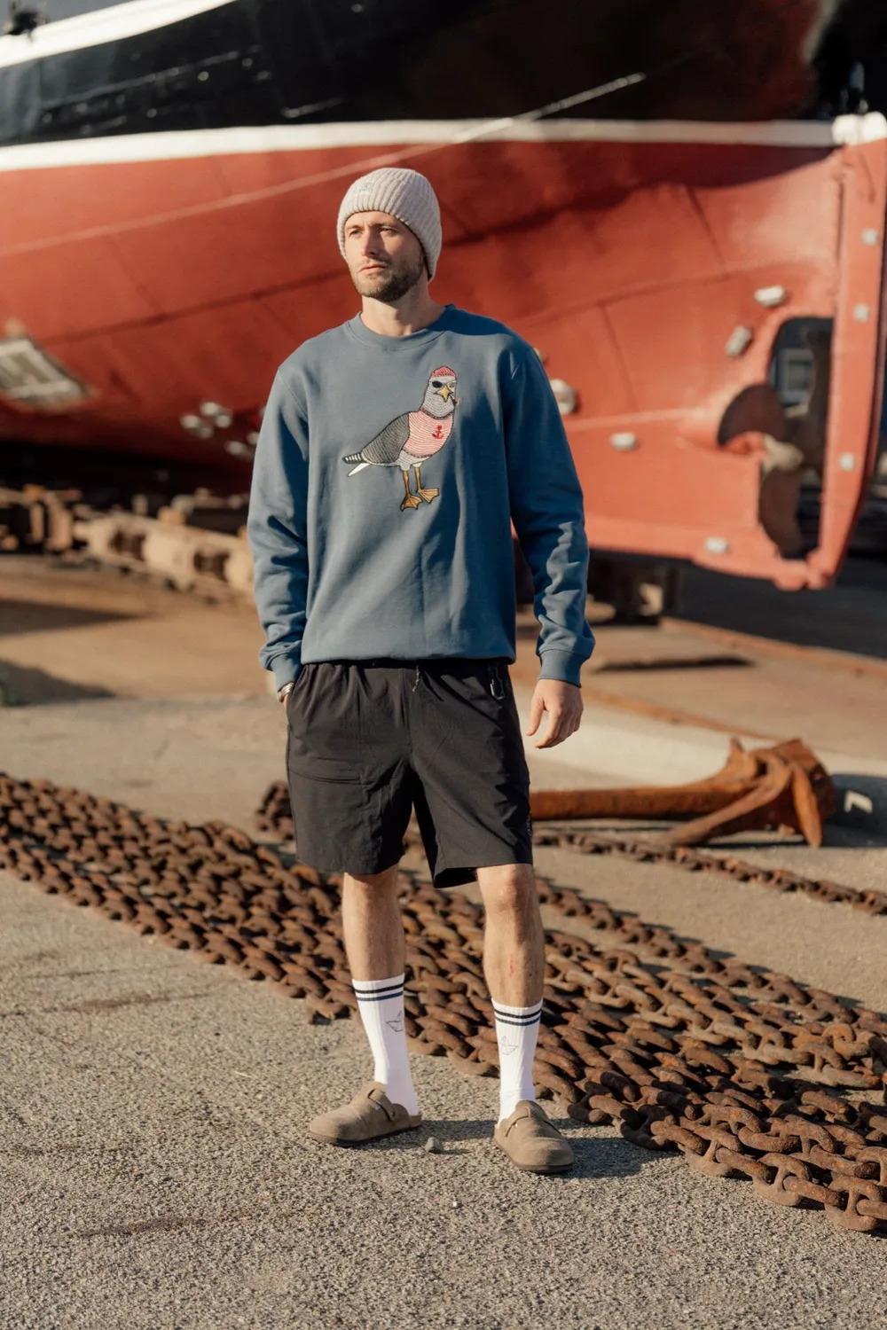 LAKOR Seaborn Seagull Sweatshirt Bering Sea Bio-Baumwolle