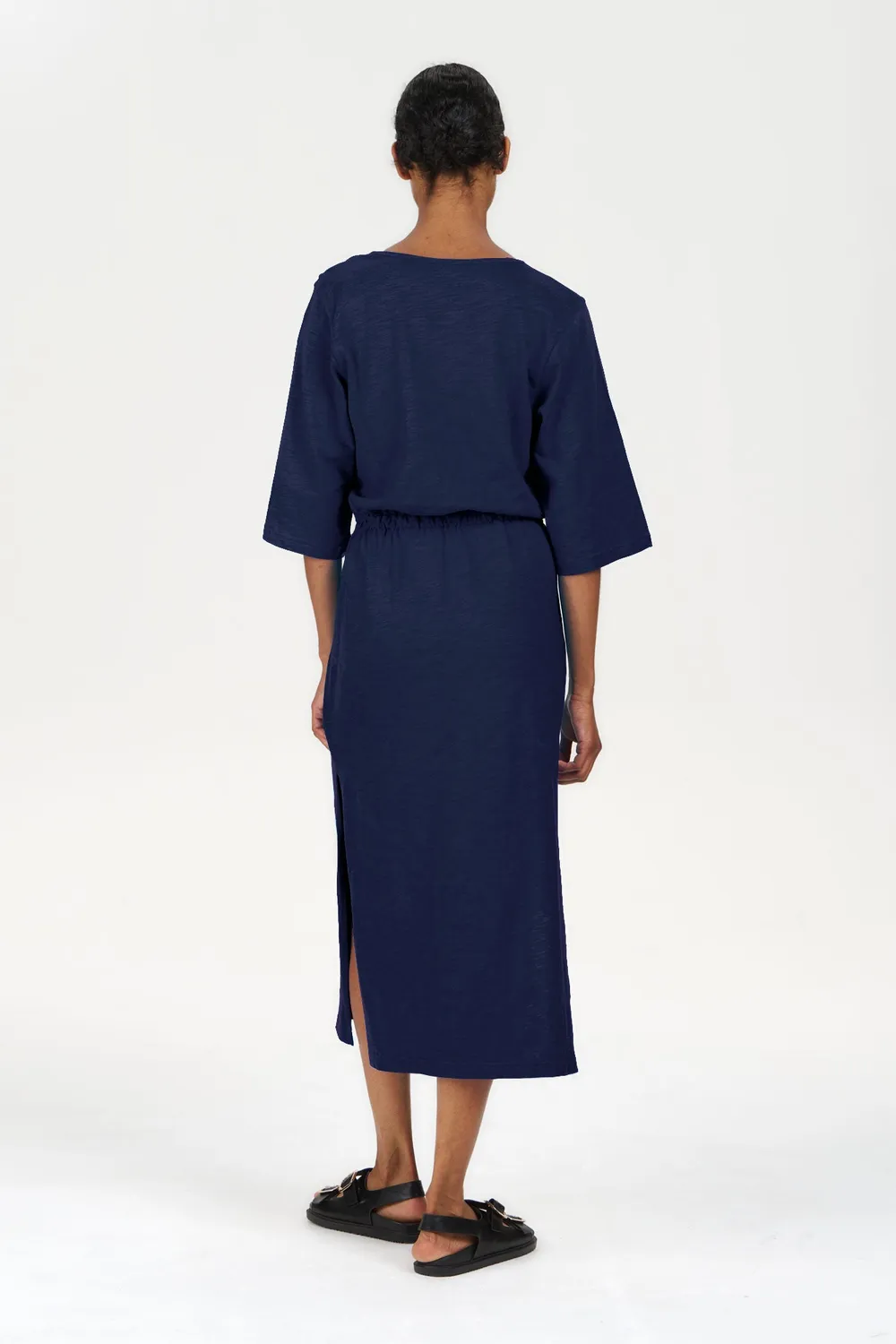 Komodo Hallie Kleid Navy aus Bio-Baumwolle