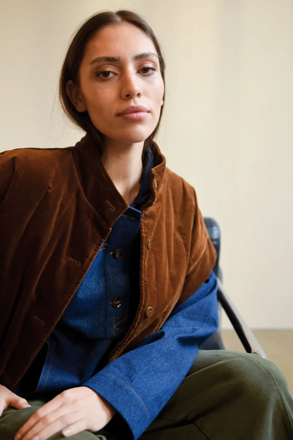 Komodo Daze Weste Chestnut Cord Bio-Baumwolle Damen