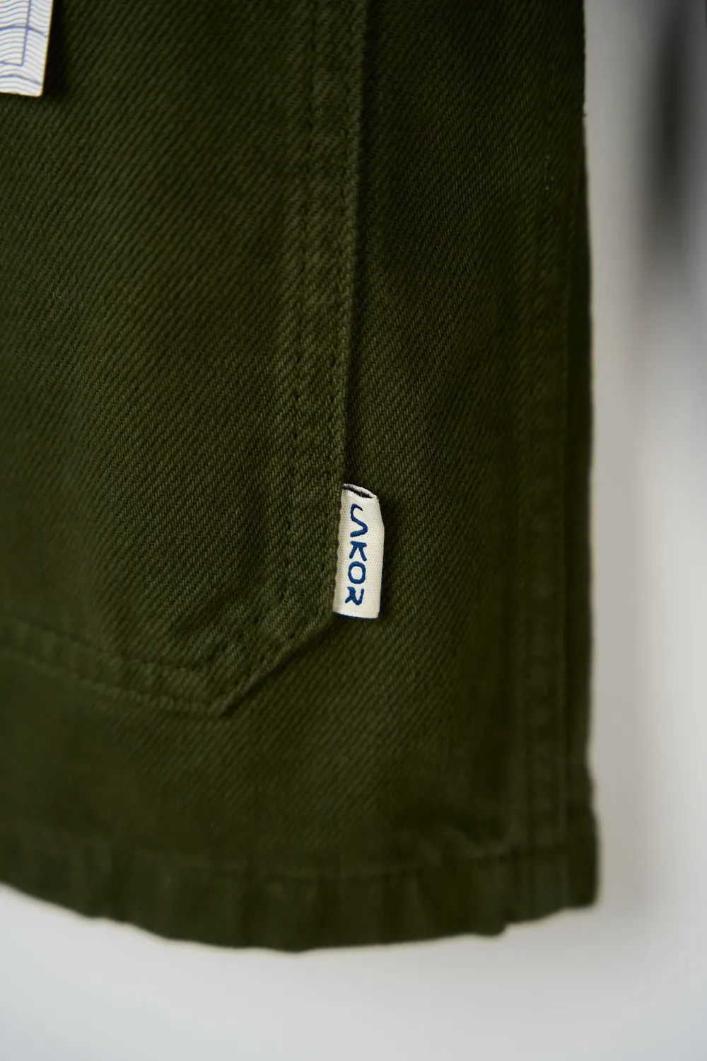 LAKOR Peddler Workshirt Overshirt Grün Bio-Baumwolle