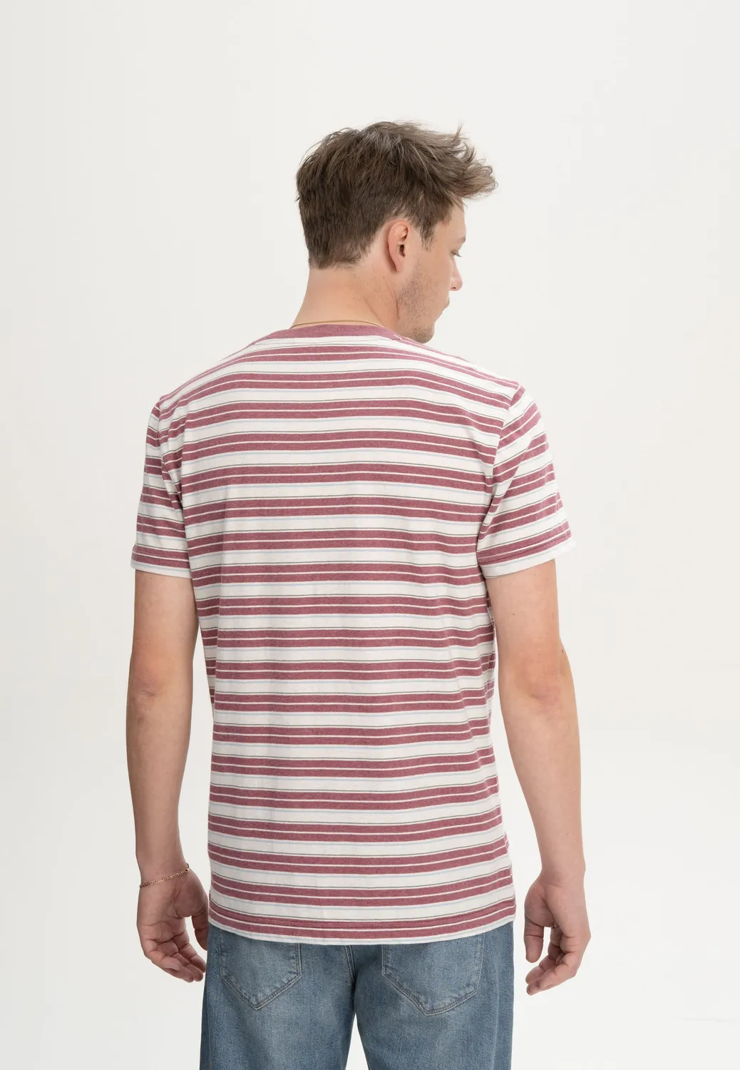 MELA AVAN Stripes T-Shirt thymian gestreift Bio