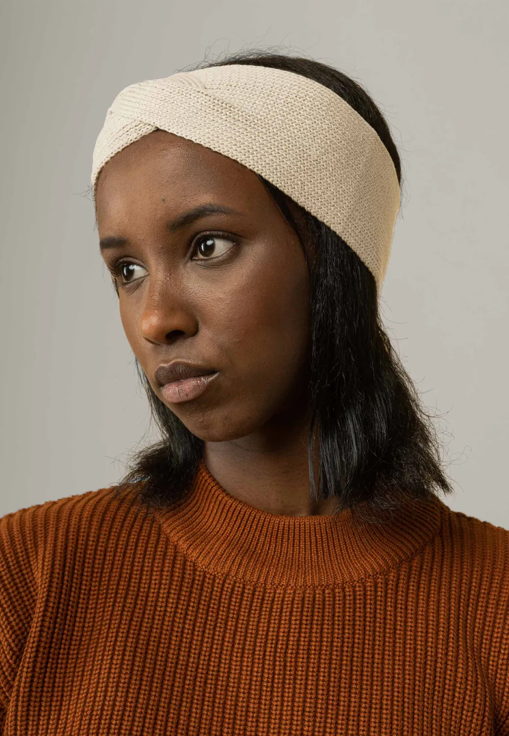 MELA MEENA Stirnband cloudy blue aus Bio-Baumwolle