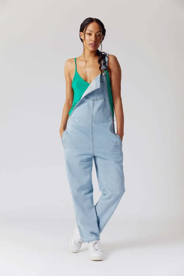 KOMODO JOY Bio-Denim Latzhose Stone Wash Gr.36 Bio-Baumwolle