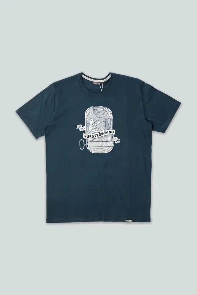 LAKOR Surströmming T-Shirt Blueberry Bio-Baumwolle
