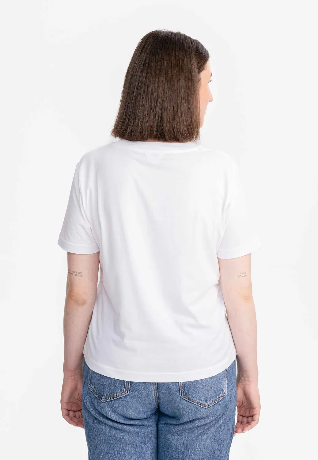 MELA Kruttika Artist Edition T-Shirt weiß Print thymian comic Bio