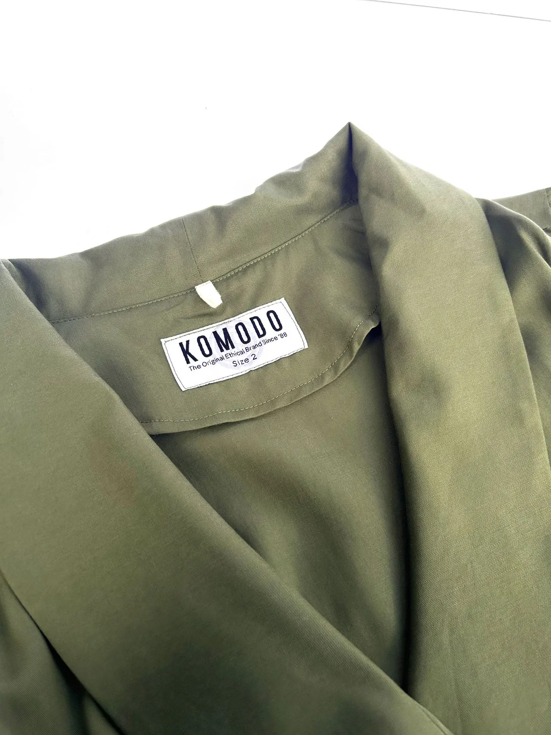 KOMODO KANGRA Jumpsuit Grün Gr. 44 aus Tencel