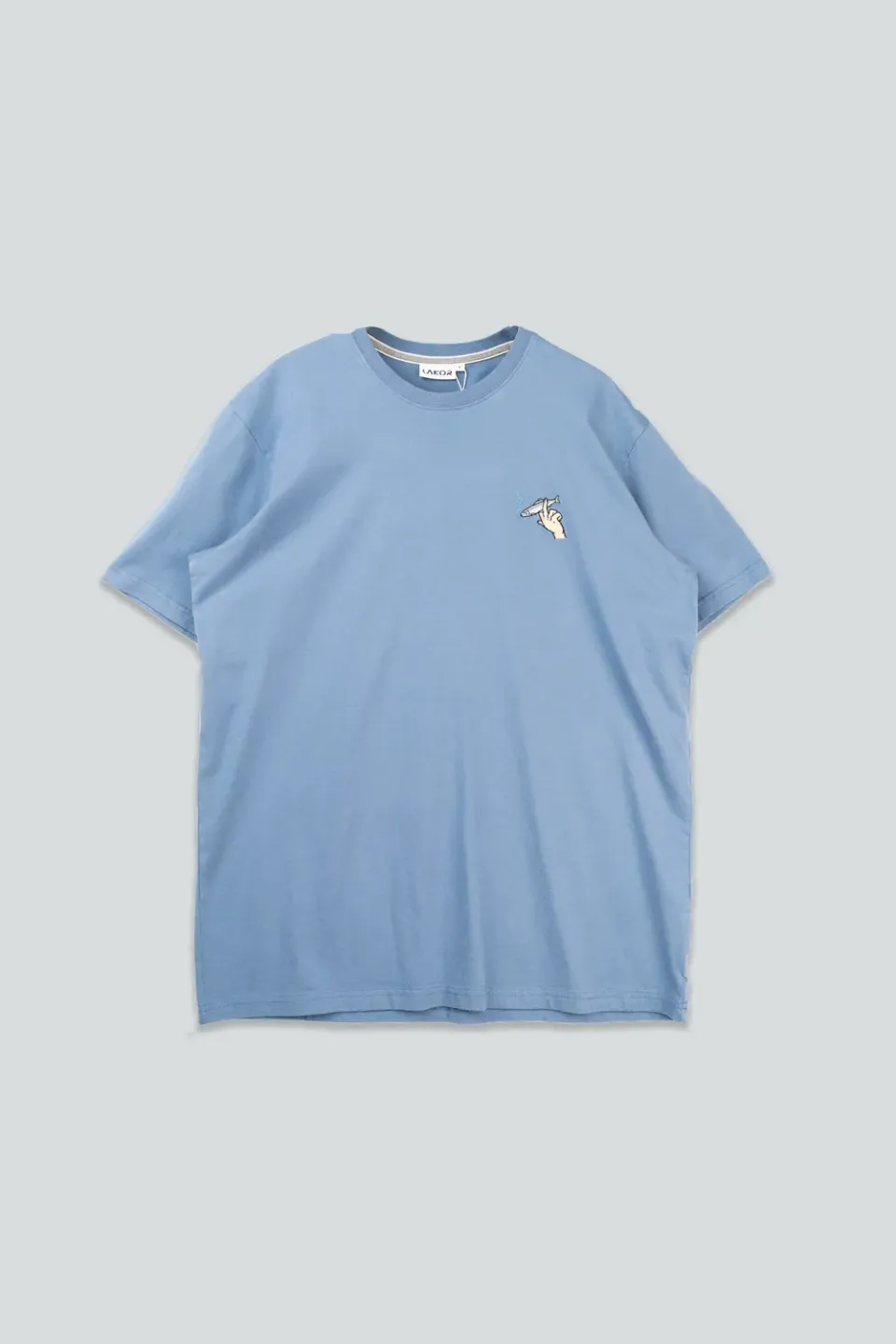 LAKOR Mini Smoking Fish Hand T-Shirt Bering Sea Bio-Baumwolle