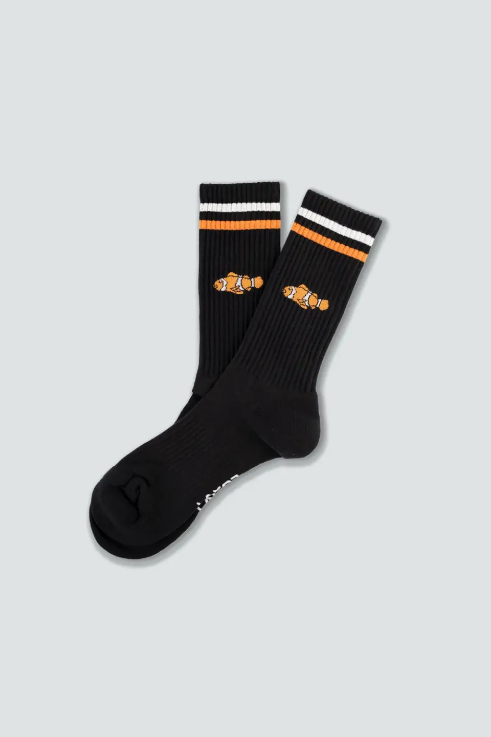 LAKOR Clownfish Tennissocken Schwarz Bio-Baumwolle